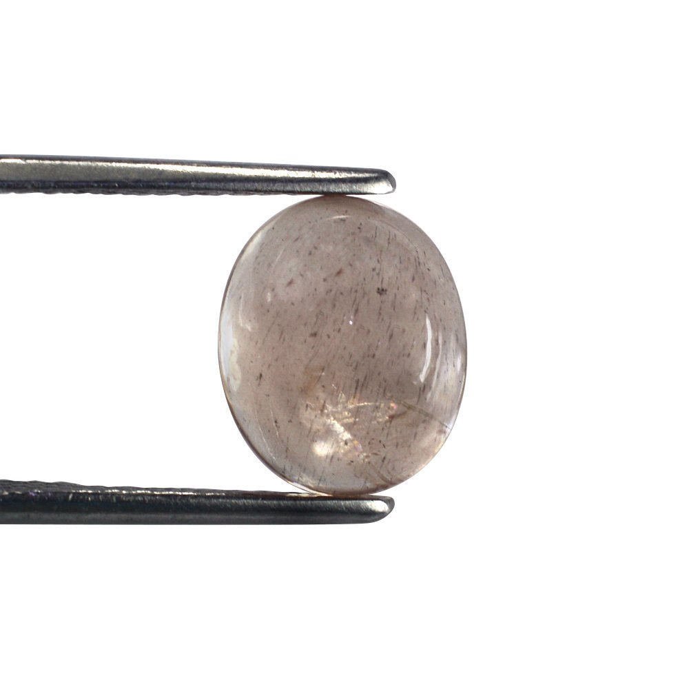 CHAMPAGNE SUNSTONE OVAL CAB 11X9MM 2.94 Cts.