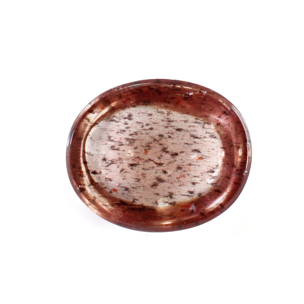 CHAMPAGNE SUNSTONE OVAL CAB 11X9MM 3.07 Cts.