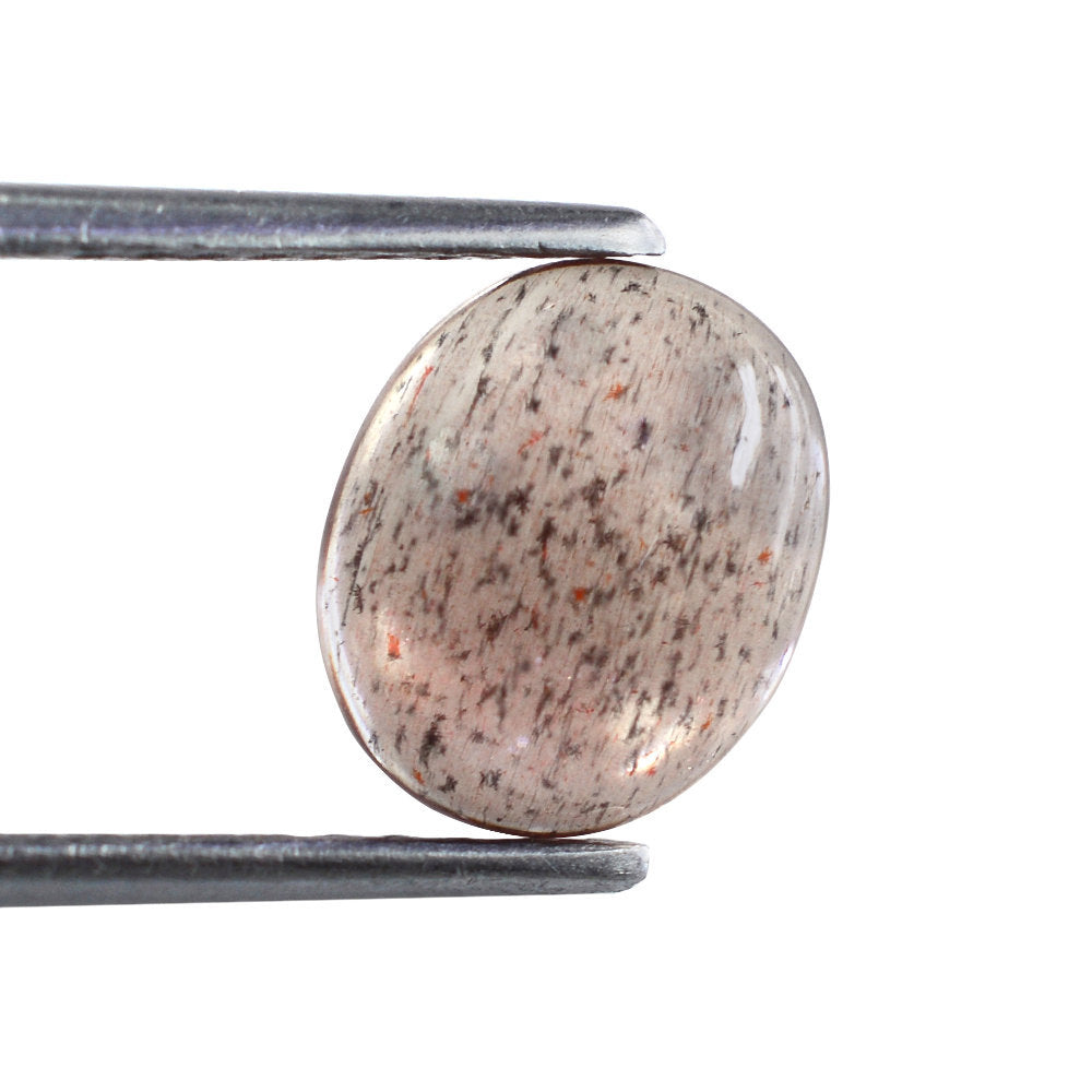 CHAMPAGNE SUNSTONE OVAL CAB 11X9MM 3.07 Cts.