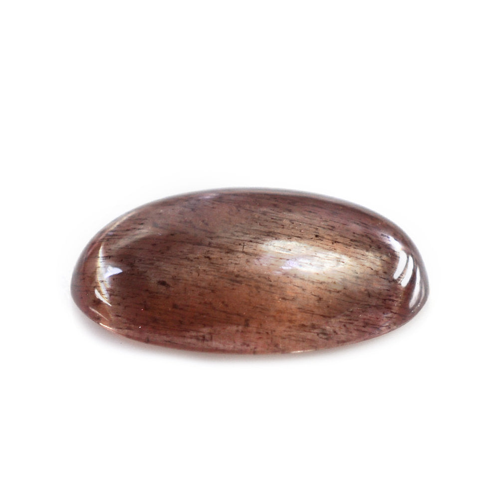 CHAMPAGNE SUNSTONE OVAL CAB 14X10MM 4.66 Cts.