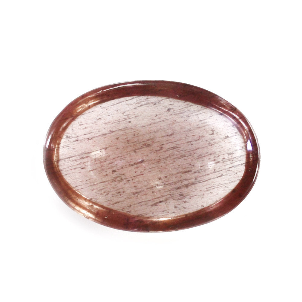 CHAMPAGNE SUNSTONE OVAL CAB 14X10MM 4.66 Cts.