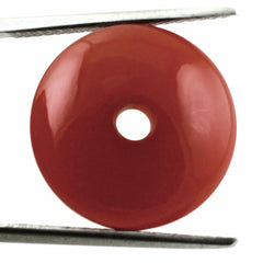CARNELIAN ROUND CAB (1ST) (FULL DRILL) 16MM 10.35 Cts.
