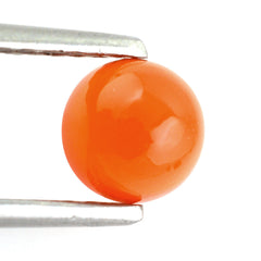 CARNELIAN ROUND CAB 6MM 0.92 Cts.