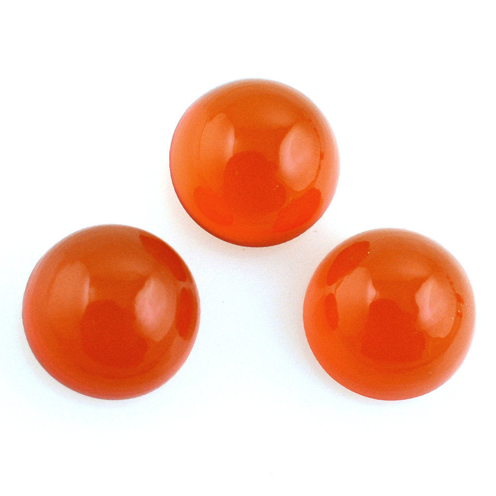 CARNELIAN ROUND CAB 6MM 0.92 Cts.