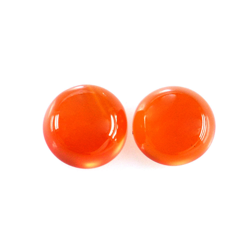 CARNELIAN ROUND CAB 4MM 0.27 Cts.