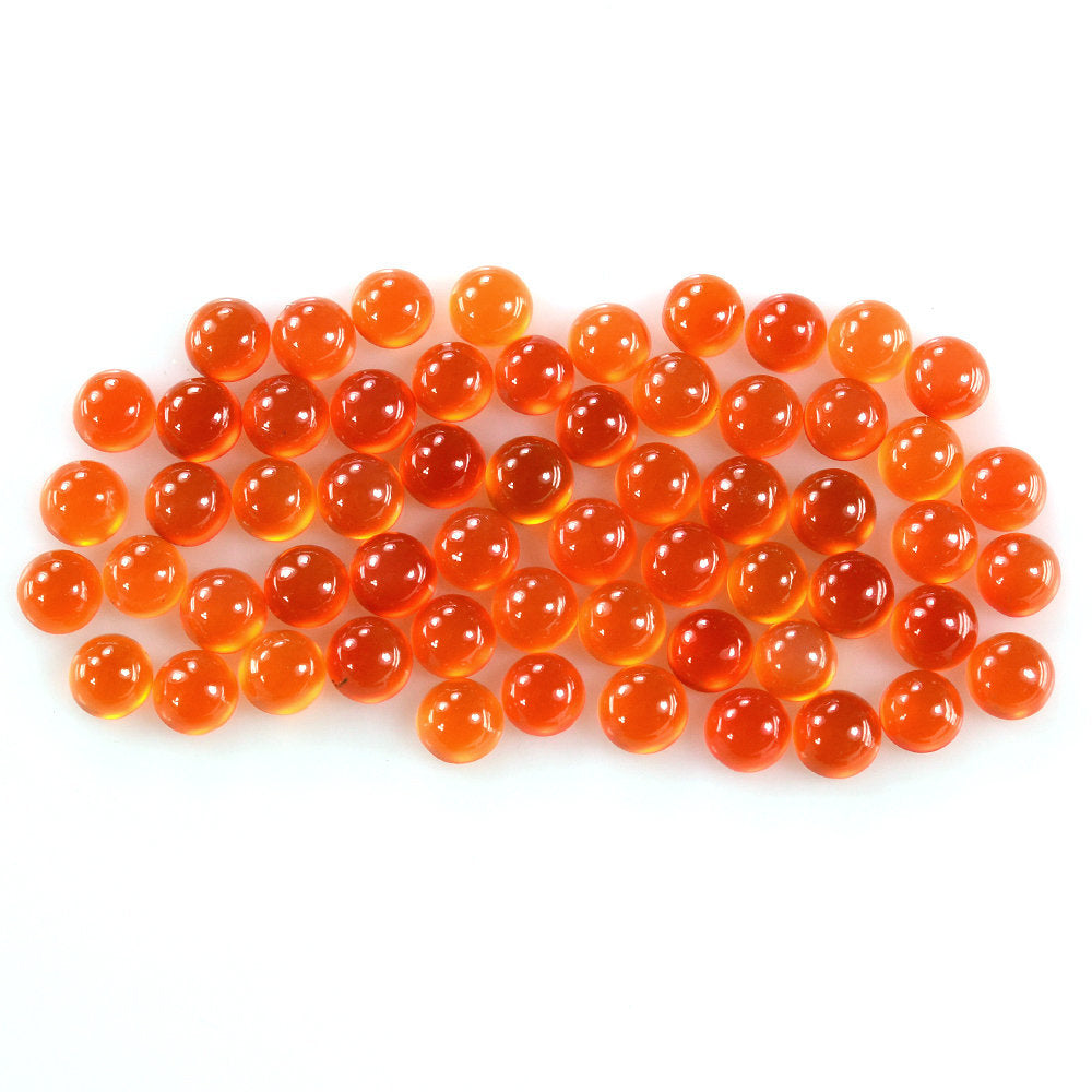 CARNELIAN ROUND CAB 4MM 0.27 Cts.