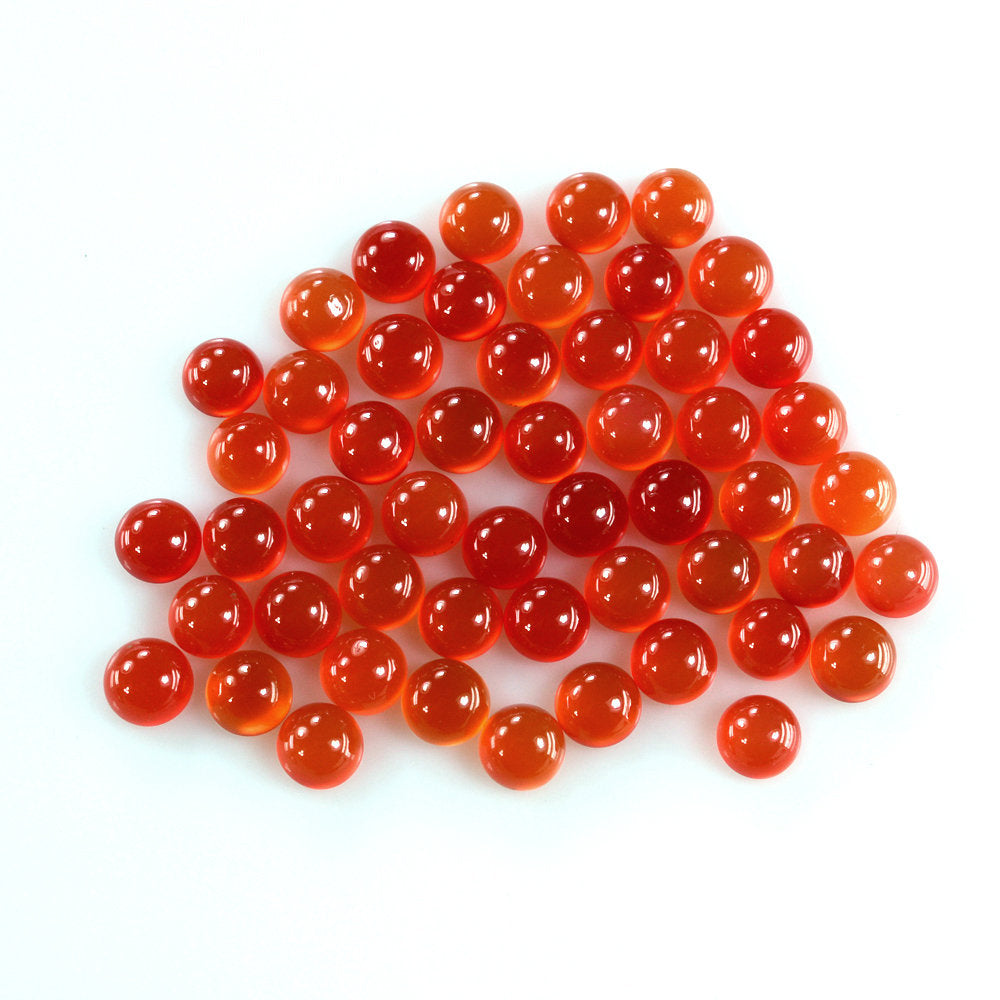 CARNELIAN ROUND CAB 5MM 0.51 Cts.
