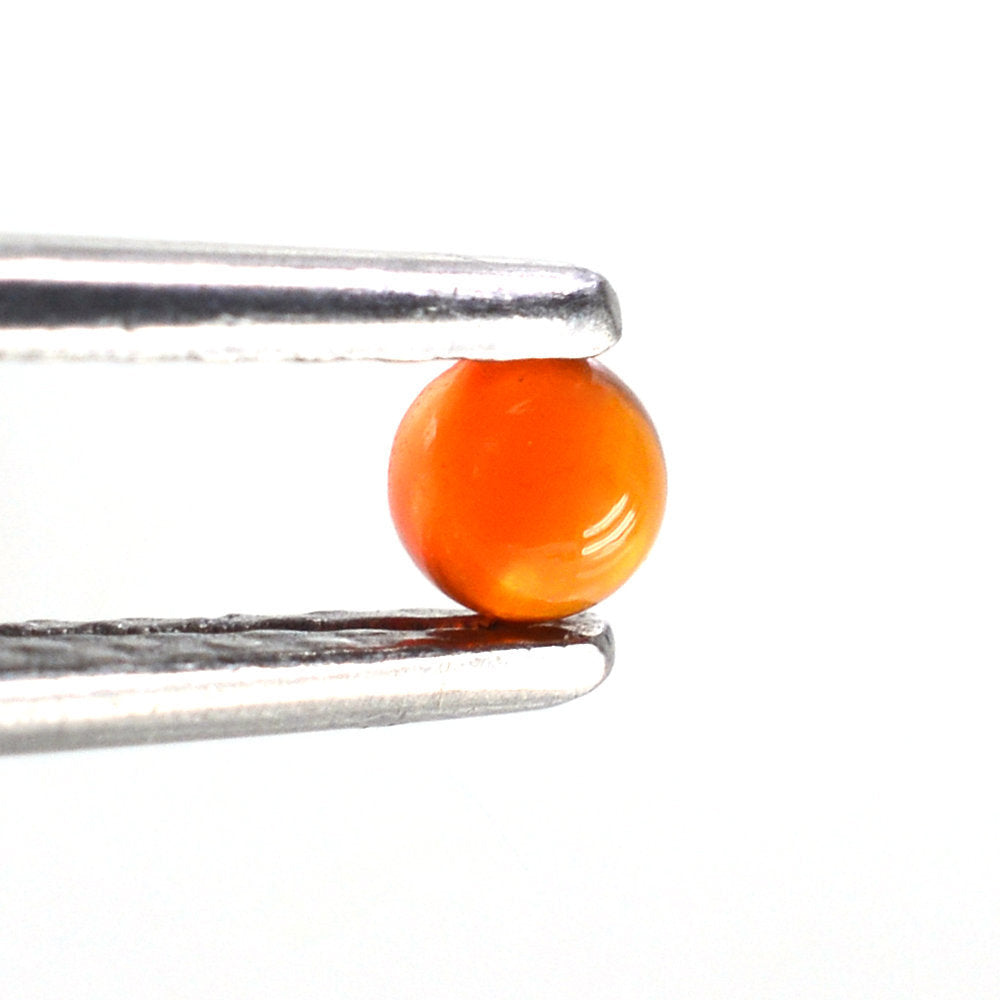 CARNELIAN ROUND CAB 3MM 0.14 Cts.