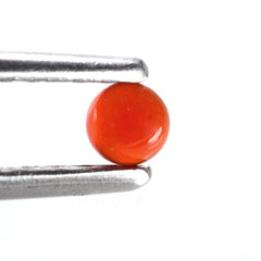 CARNELIAN ROUND CAB 3MM 0.15 Cts.