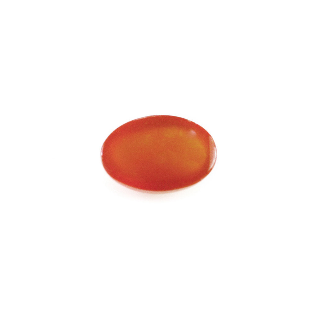 CARNELIAN PLAIN OVAL CAB 6X4MM 0.44 Cts.