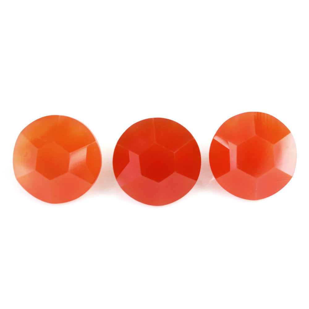 CARNELIAN SPECIAL CUT ROUND 12MM 5.71 Cts.