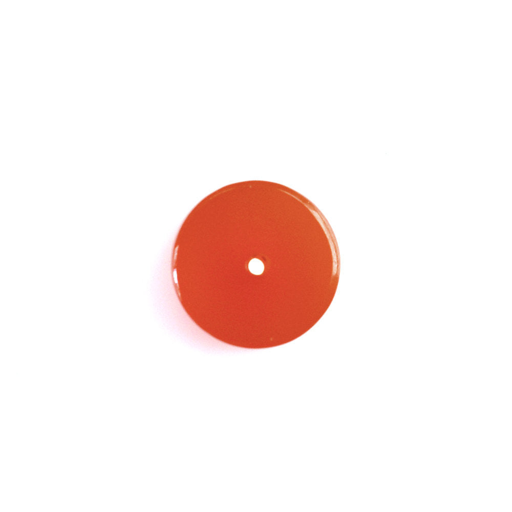 CARNELIAN ROUND PLATE (FULL DRILL) 5MM 0.50 Cts.