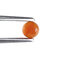 CARNELIAN ROUND CAB 4MM 0.27 Cts.