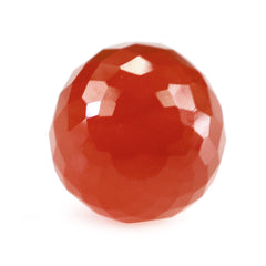 CARNELIAN FACETED DROPS (HALF DRILL 0.70MM) 16X8MM 6.80 Cts.