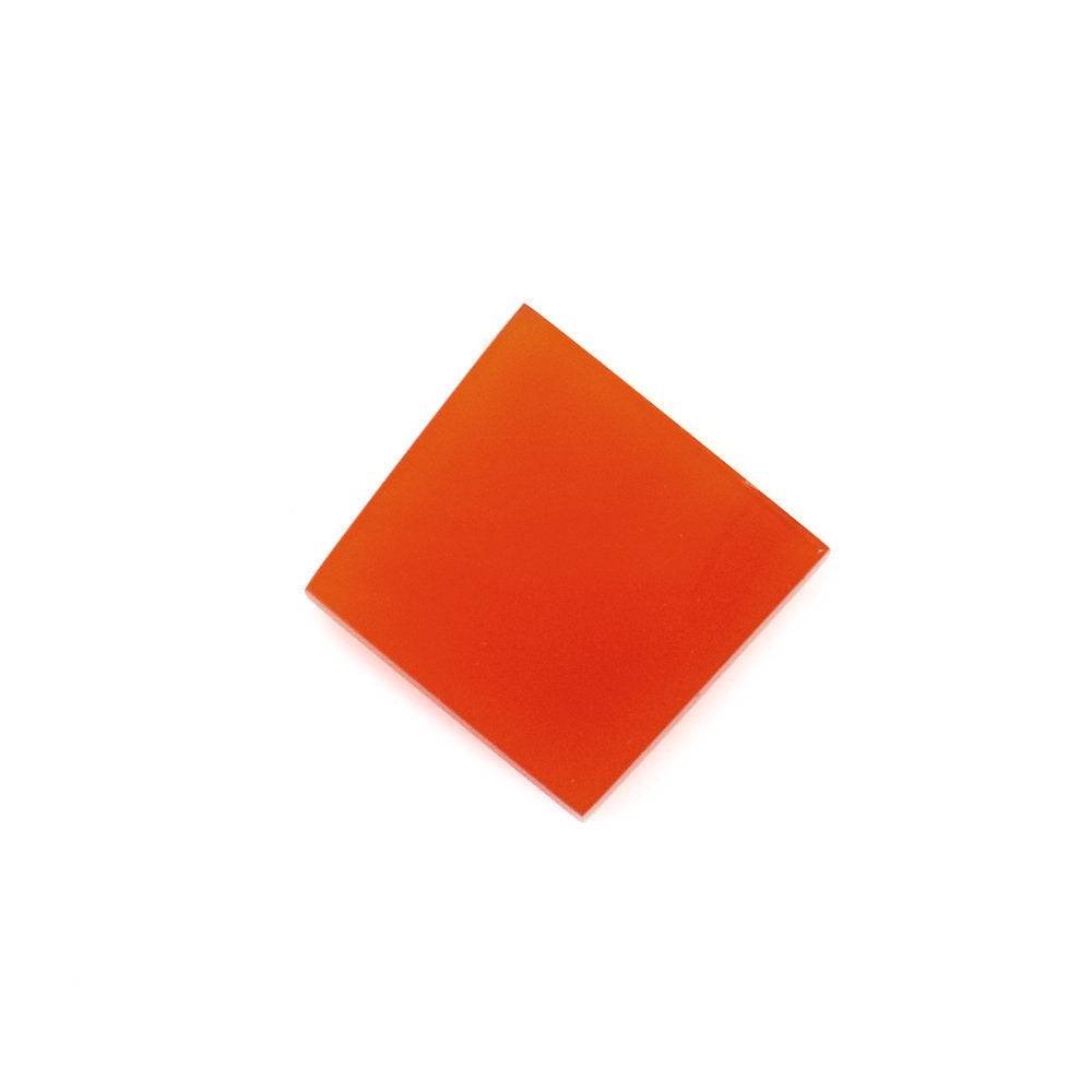 CARNELIAN SQUARE PLATE 7X6.60MM 0.93 Cts.