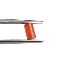 CARNELIAN CYLINDER TUBE (FULL DRILL) 5X3MM 0.46 Cts.