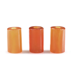 CARNELIAN CYLINDER TUBE (FULL DRILL) 5X3MM 0.46 Cts.