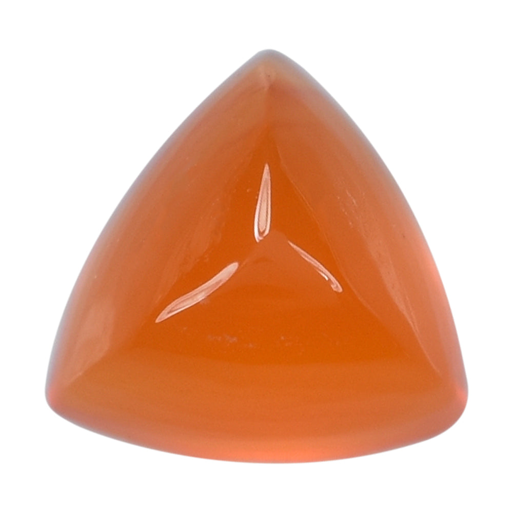 CARNELIAN SUGARLOAF TRILLION CAB (FLAT BOTTOM) 4MM (TH. 2.60-3.00MM) 0.29 Cts.