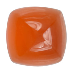 CARNELIAN SUGARLOAF CUSHION CAB (FLAT BOTTOM) 6MM 1.23 Cts.