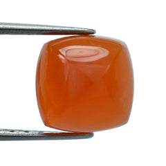 CARNELIAN SUGARLOAF CUSHION CAB (FLAT BOTTOM) 6MM 1.23 Cts.