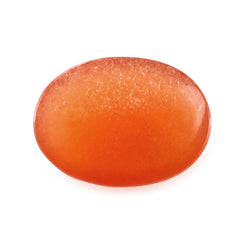 ORANGE CARNELIAN PLAIN OVAL CAB 15.90X11.90MM 7.18 Cts.