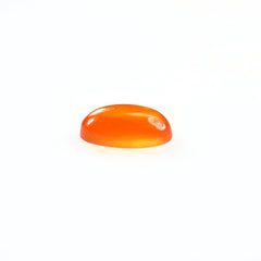 ORANGE CARNELIAN PLAIN OVAL CAB (MEDIUM/CLEAN) 5.00X3.00MM 0.22 CTS