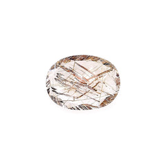 COPPER RUTILE QUARTZ CUT OVAL 8X6MM 1.14 Cts.
