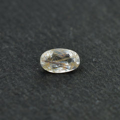 COPPER RUTILE QUARTZ CUT OVAL 5X3MM 0.20 Cts.
