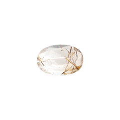 COPPER RUTILE QUARTZ CUT OVAL 6X4MM 0.41 Cts.
