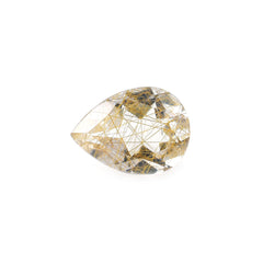 COPPER RUTILE QUARTZ CUT PEAR 8X6MM 1.24 Cts.