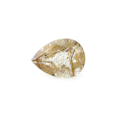 COPPER RUTILE QUARTZ CUT PEAR 8X6MM 1.02 Cts.
