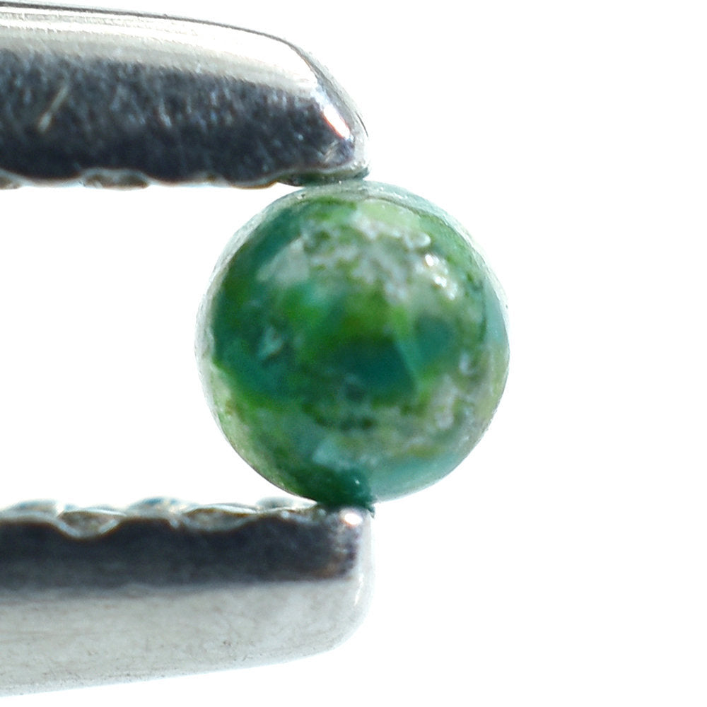 CHRYSOCOLLA ROUND CAB 2MM 0.05 Cts.
