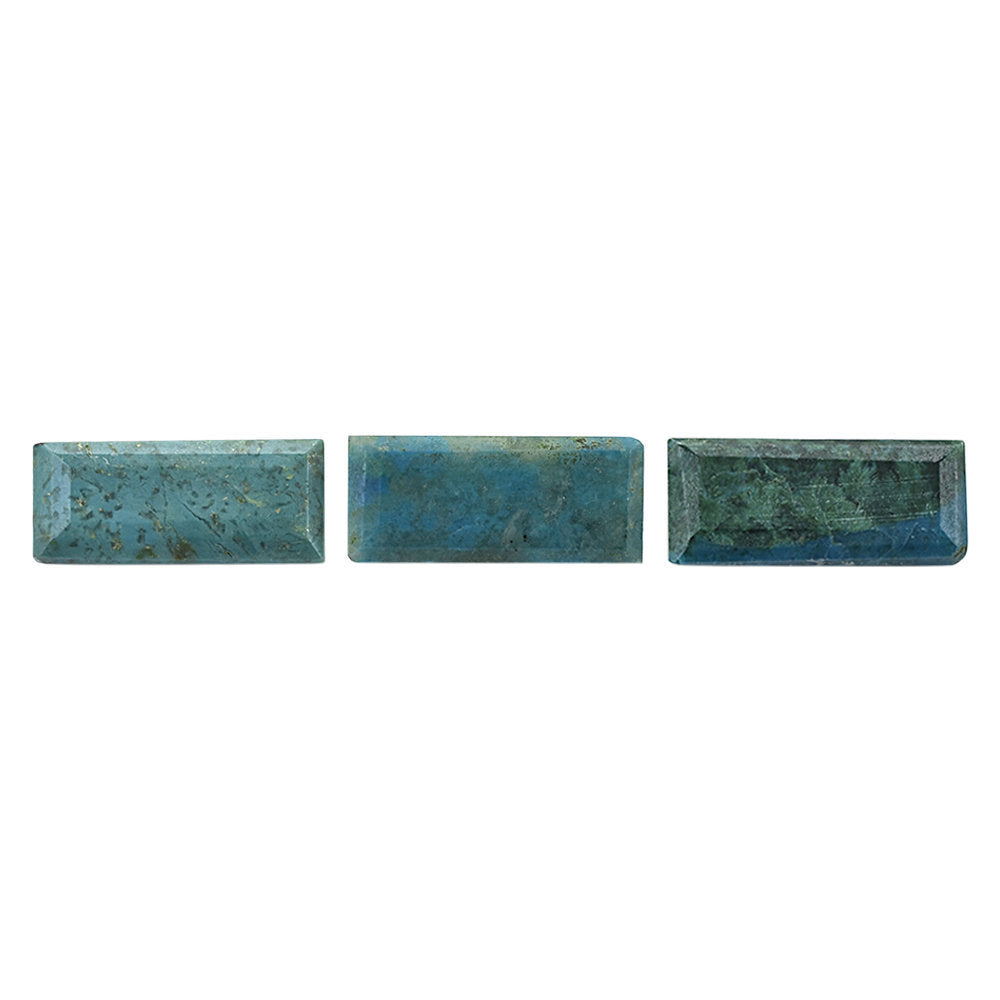 CHRYSOCOLLA CUT BAGUETTE 14X6MM 2.74 Cts.