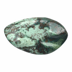 CHRYSOCOLLA CARVED SMOOTH NUGGET 28X16MM 15.09 Cts.
