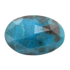 CHRYSOCOLLA ROSE CUT OVAL CAB 6X4MM 0.53 Cts.