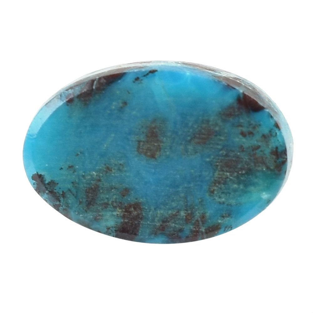 CHRYSOCOLLA ROSE CUT OVAL CAB 6X4MM 0.53 Cts.