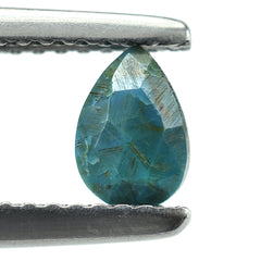 CHRYSOCOLLA ROSE CUT PEAR CAB 6X4MM 0.42 Cts.