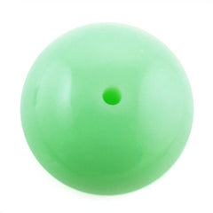 MINT CHRYSOPRASE PLAIN ROUNDEL BEADS (FULL DRILL 0.80MM) 13.50MM 11.38 Cts.