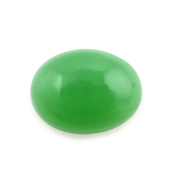 NATURAL CHRYSOPRASE OVAL CAB 8X6MM 1.22 Cts.