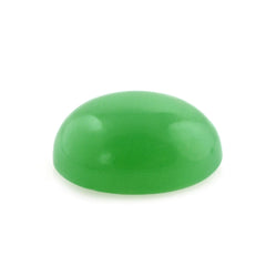 NATURAL CHRYSOPRASE OVAL CAB 8X6MM 1.22 Cts.