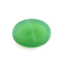 NATURAL CHRYSOPRASE OVAL CAB 8X6MM 1.22 Cts.