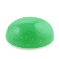 NATURAL CHRYSOPRASE OVAL CAB 12X10MM 4.79 Cts.