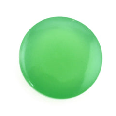 NATURAL CHRYSOPRASE ROUND CAB 10MM 3.82 Cts.
