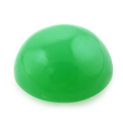 NATURAL CHRYSOPRASE ROUND CAB 10MM 3.78 Cts.