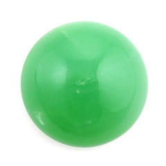 NATURAL CHRYSOPRASE ROUND CAB 12MM 6.33 Cts.