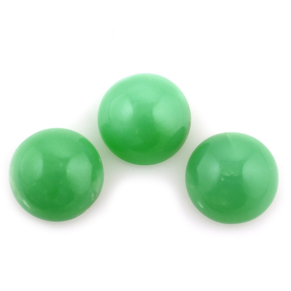 NATURAL CHRYSOPRASE ROUND CAB 12MM 6.33 Cts.