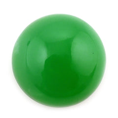 NATURAL CHRYSOPRASE ROUND CAB 12MM 6.45 Cts.