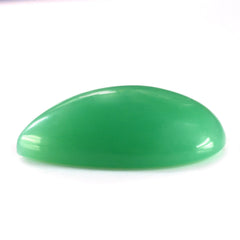 NATURAL CHRYSOPRASE PEAR CAB 25X14MM 19.42 Cts.