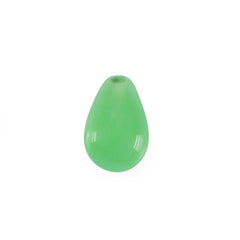 NATURAL CHRYSOPRASE PLAIN DROP (HALF DRILL) 6X4MM 0.68 Cts.