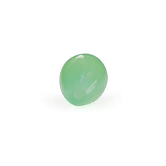 NATURAL CHRYSOPRASE PLAIN DROP (HALF DRILL) 6X4MM 0.68 Cts.